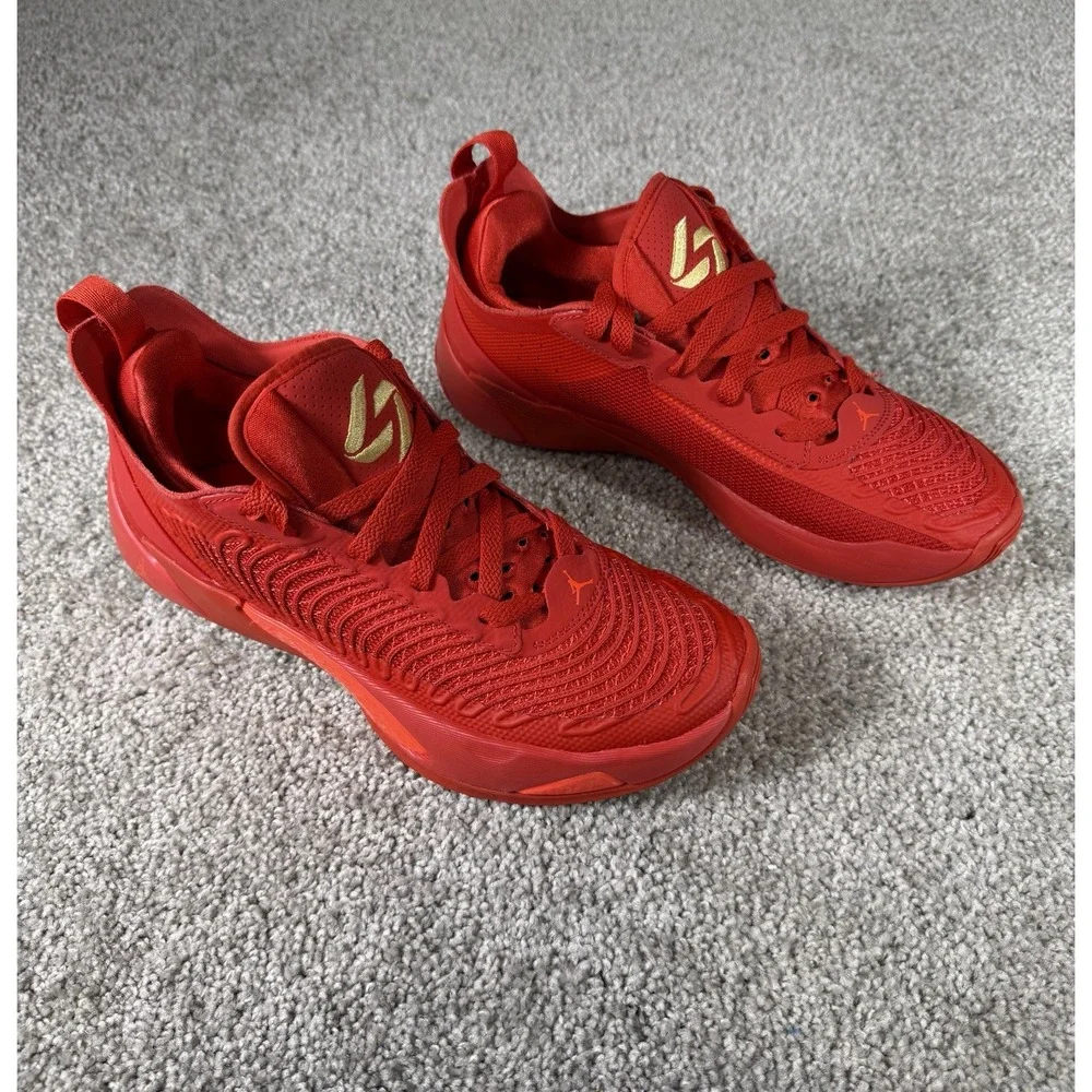 Jordan Luka 1 University Red Metallic Gold DN1772-676 Mens 8.5 Athletic Shoes